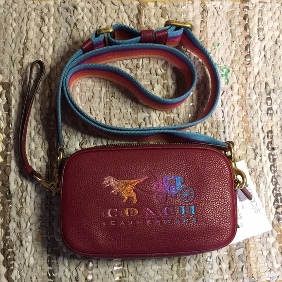 Coach Handbags - Coach Sadie Rexy crossbody wristlet handbag